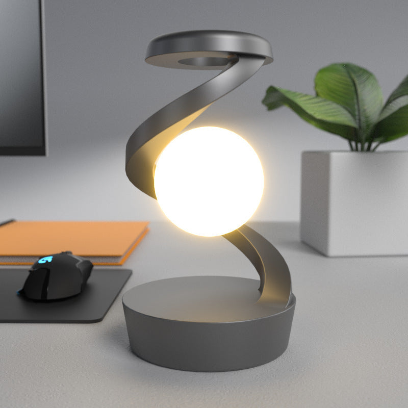 Levitating Ball Lamp with Wireless Charger